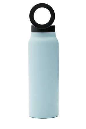 Atlas Hydrate 24oz Phone Mount Flask - Blue Sky | Reusable Insulated Bottle | Atlas Hydrate - Smart Magnetic Reusable Stainless - Steel Water Bottle with Phone Mount | Sustainable Lifestyle Hydration Flask UK