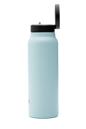 Atlas Hydrate 24oz Phone Mount Flask - Blue Sky | Reusable Insulated Bottle | Atlas Hydrate - Smart Magnetic Reusable Stainless - Steel Water Bottle with Phone Mount | Sustainable Lifestyle Hydration Flask UK