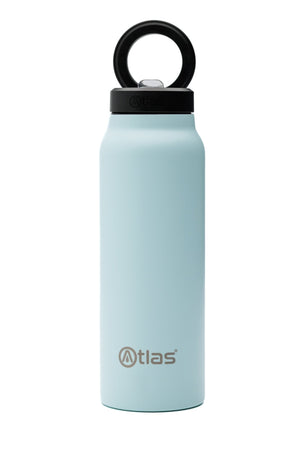 Atlas Hydrate 24oz Phone Mount Flask - Blue Sky | Reusable Insulated Bottle | Atlas Hydrate - Smart Magnetic Reusable Stainless - Steel Water Bottle with Phone Mount | Sustainable Lifestyle Hydration Flask UK