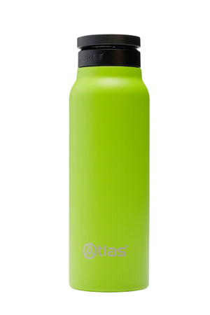 Atlas Hydrate 24oz Phone Mount Flask - Green Lime | Reusable Insulated Bottle | Atlas Hydrate - Smart Magnetic Reusable Stainless - Steel Water Bottle with Phone Mount | Sustainable Lifestyle Hydration Flask UK