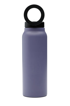 Atlas Hydrate 24oz Phone Mount Flask - Lilac | Reusable Insulated Bottle | Atlas Hydrate - Smart Magnetic Reusable Stainless - Steel Water Bottle with Phone Mount | Sustainable Lifestyle Hydration Flask UK