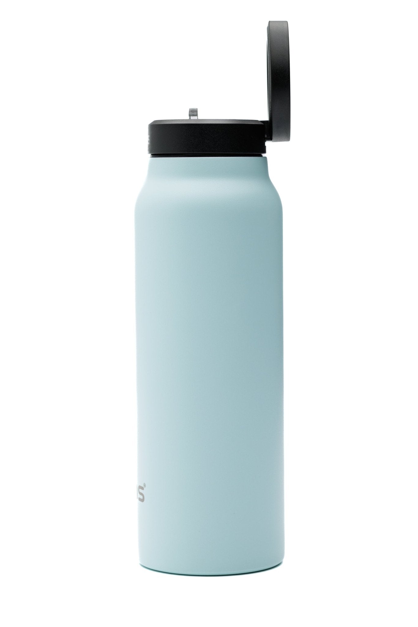 Atlas Hydrate 24oz Phone Mount Flask - Blue Sky | Reusable Insulated Bottle | Atlas Hydrate - Smart Magnetic Reusable Stainless - Steel Water Bottle with Phone Mount | Sustainable Lifestyle Hydration Flask UK