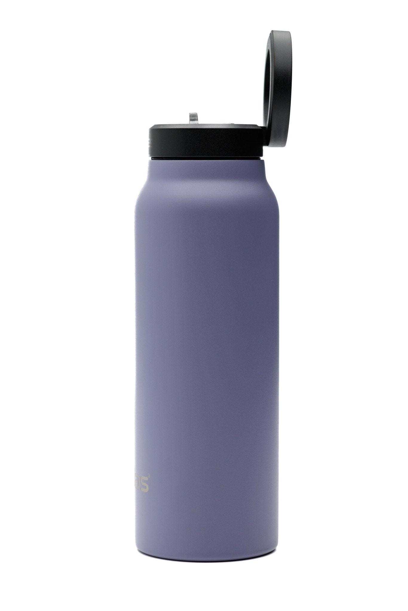 Atlas Hydrate 24oz Phone Mount Flask - Lilac | Reusable Insulated Bottle | Atlas Hydrate - Smart Magnetic Reusable Stainless - Steel Water Bottle with Phone Mount | Sustainable Lifestyle Hydration Flask UK
